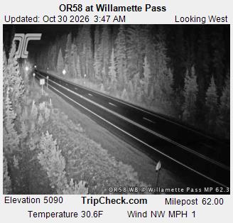OR58 at Willamette Pass
